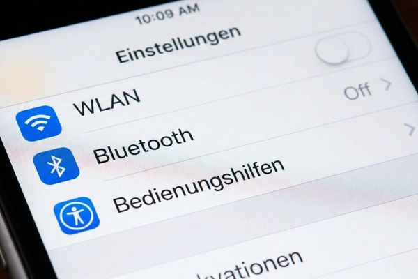 Der Zugang zu den Bedienungshilfen in den Haupteinstellungen.