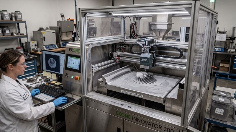 Binder Jetting 3D printing